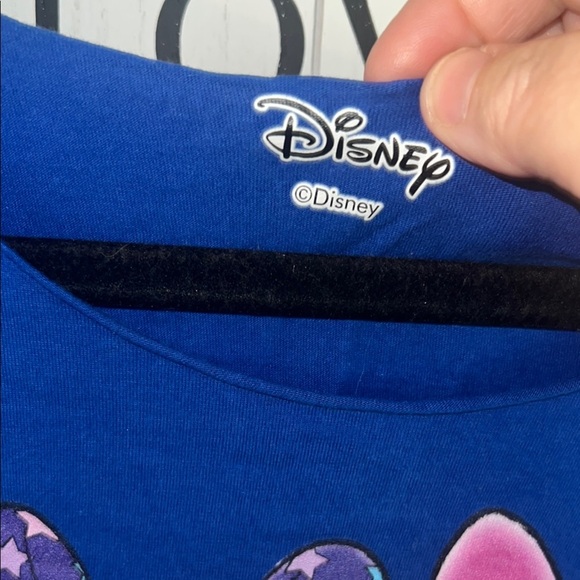 Disney Blue Short Sleeve Tee with Playful Character Design. Large - Picture 3 of 4